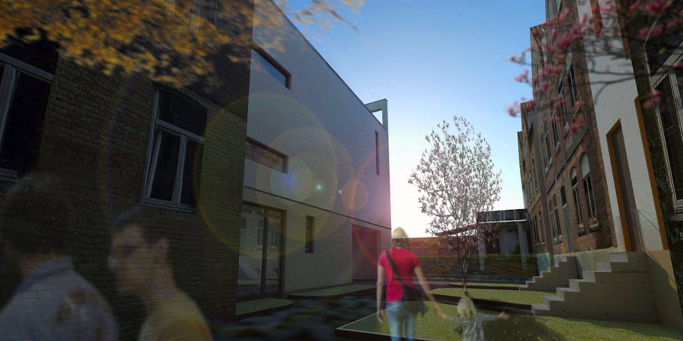 Stadteilstudie Architektur-Entwurf für einen Stadtteilneubau