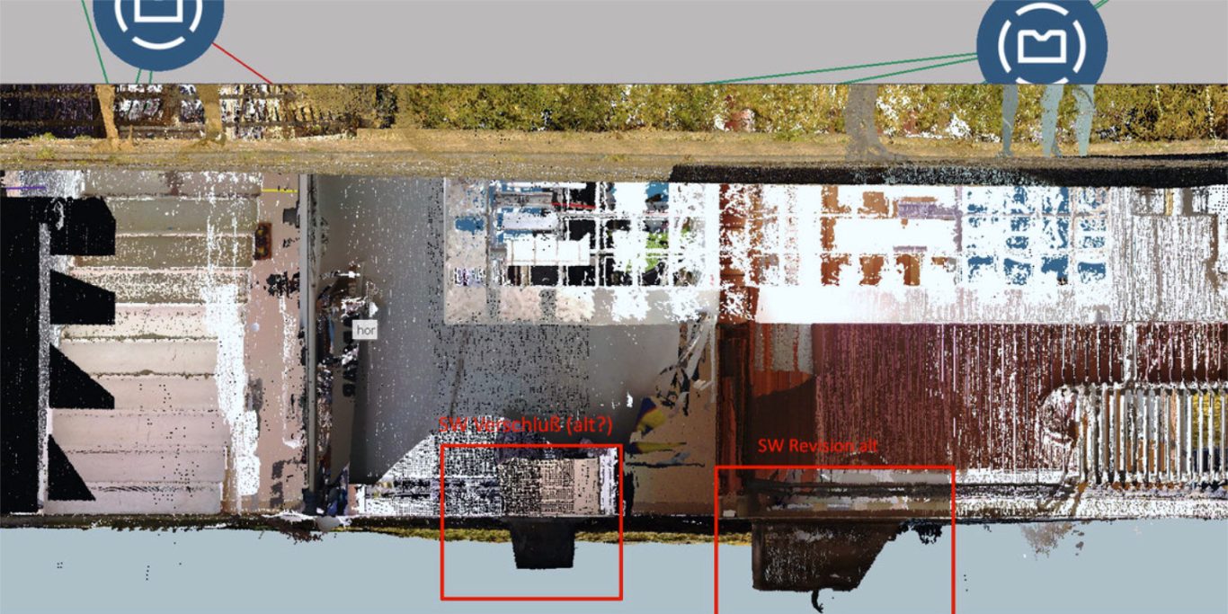 Präzise Datenerfassung aus Punktwolke im BIM