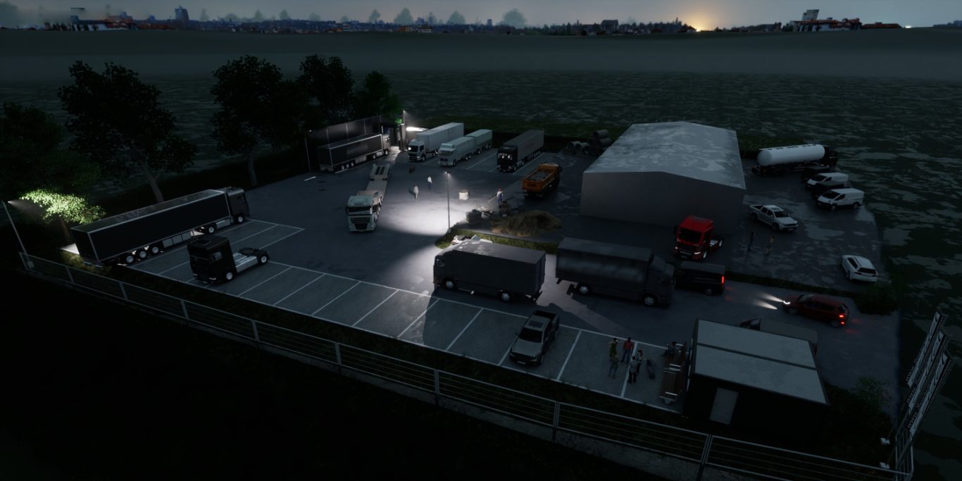 Lichtsimulation Darstellung einer Beleuchtungssimulation zur Lichtsteuerung