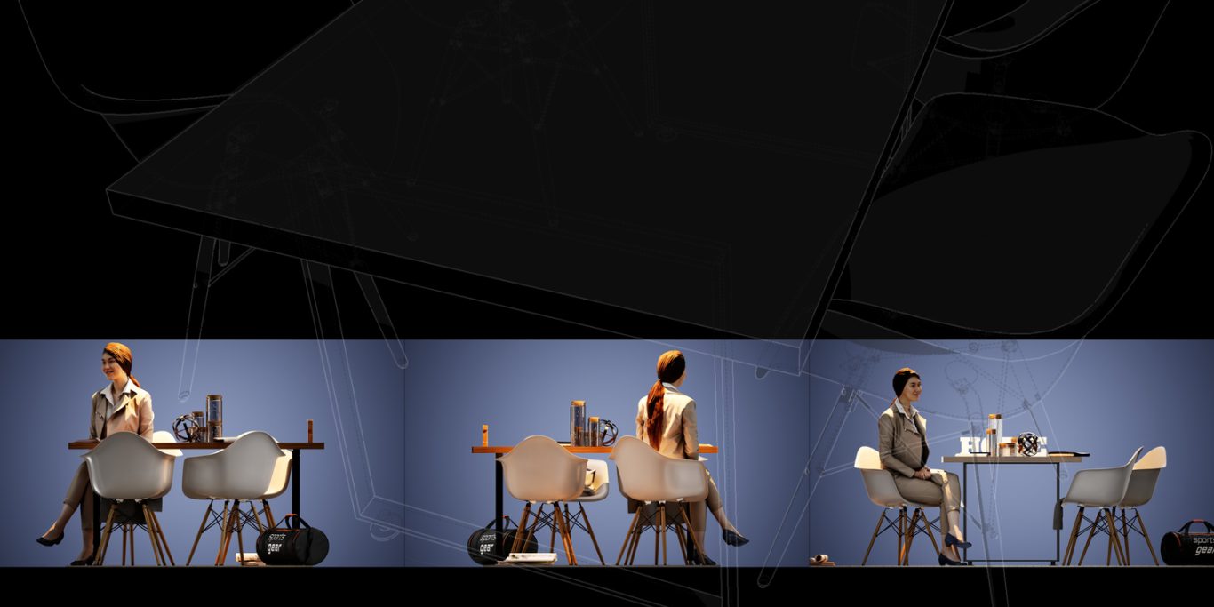 Möbelentwurf Architektur-Entwurf für ein Möbel