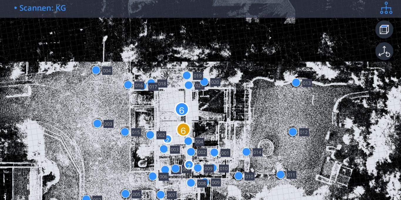 Freifelderfassung Laserscan 3D-Laserscanning vor Ort am Objekt